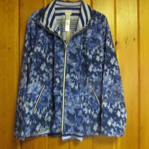 NWT Chico Zenergy Reversible Jacket sz 2 Chicos sz 2 Lightweight Jacket Beach